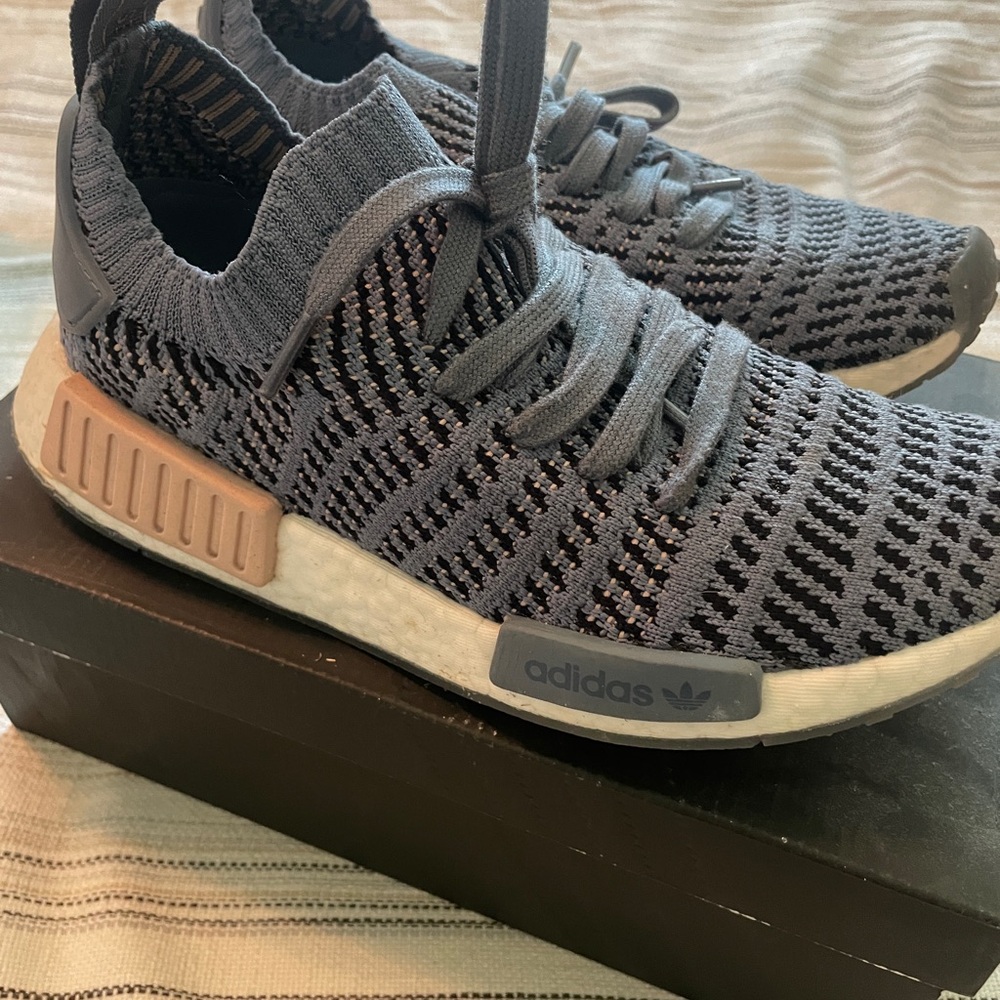 Adidas Gray and Black Women's Sneakers